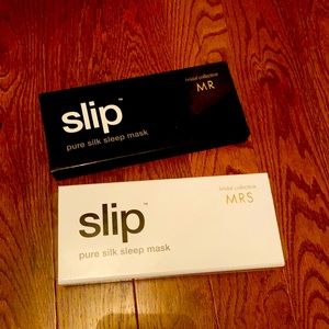 NWT SLIP pure silk sleep mask Bridal Collection Set